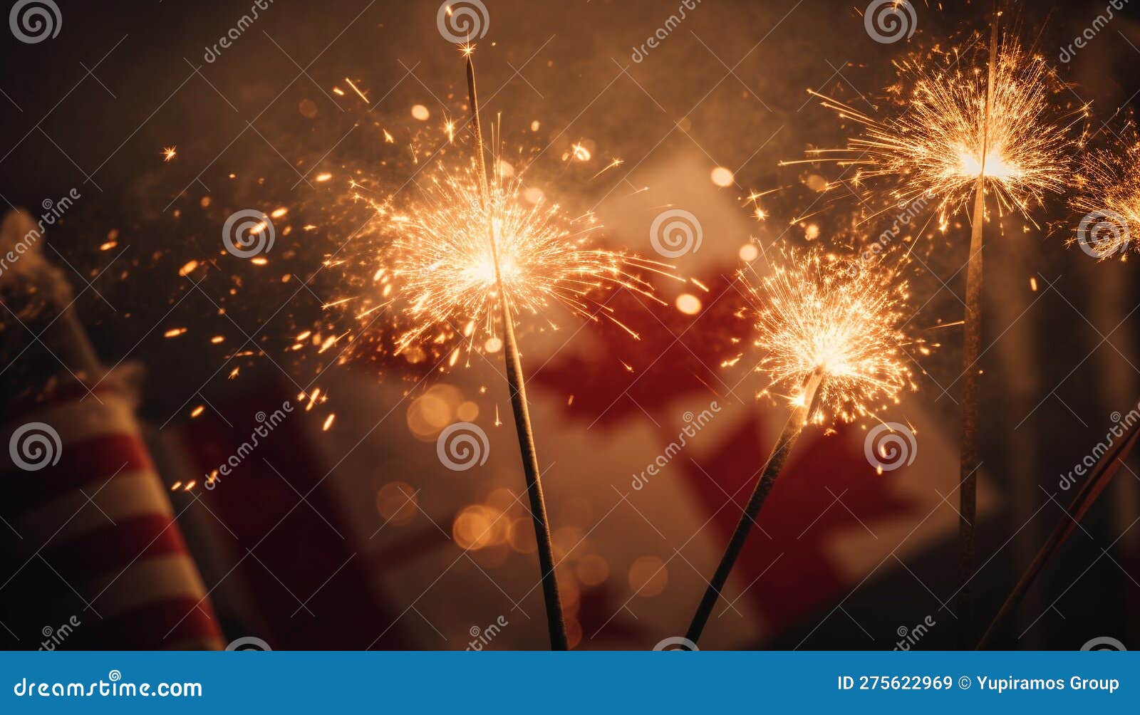 Explosive Celebration Ignites Vibrant Firework Display at Night