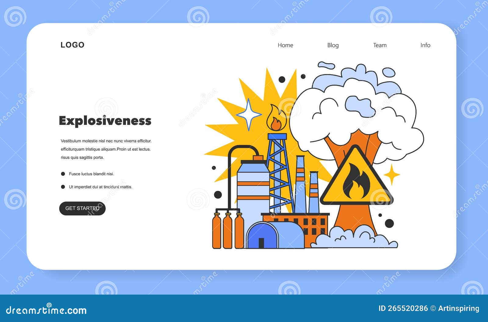 Explosiveness As a Disadvantage To Using Natural Gas Web Banner Stock