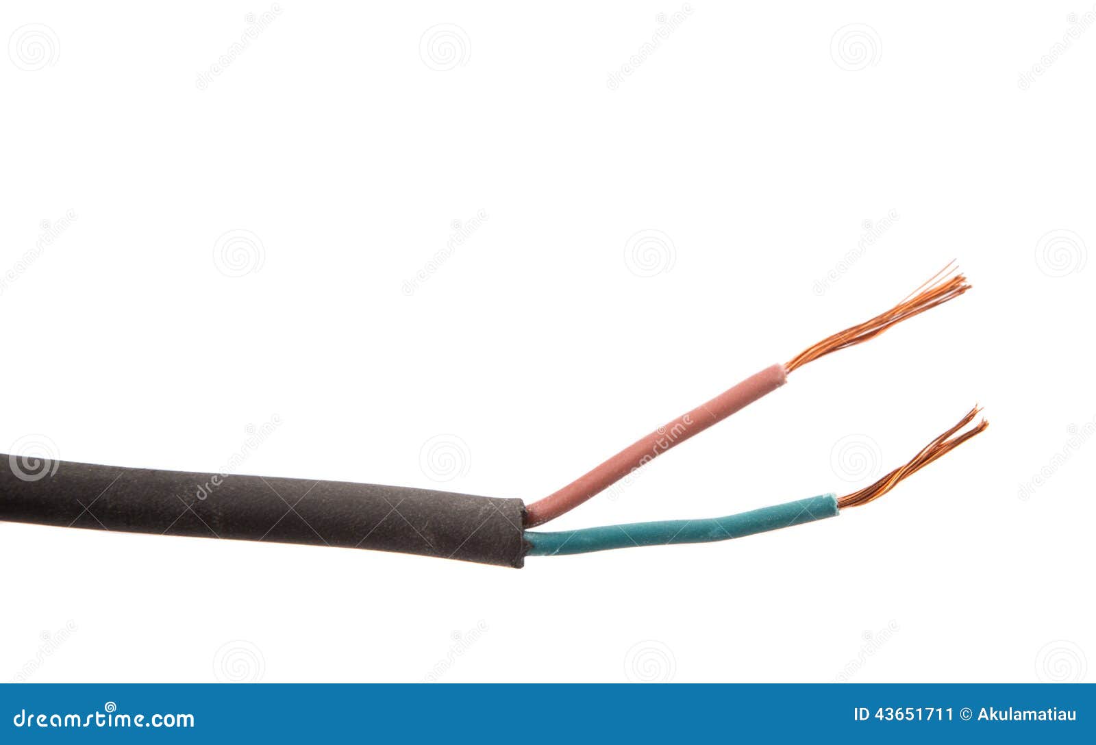 Exposed Electrical Wire II stock image. Image of colorful 43651711
