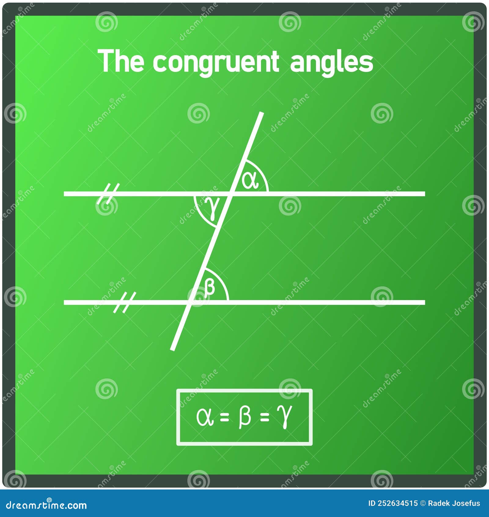 Ángulos congruentes