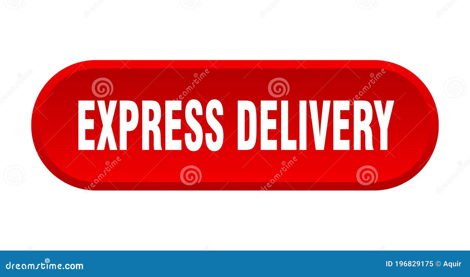 Express delivery button stock vector. Illustration of banner 196829175
