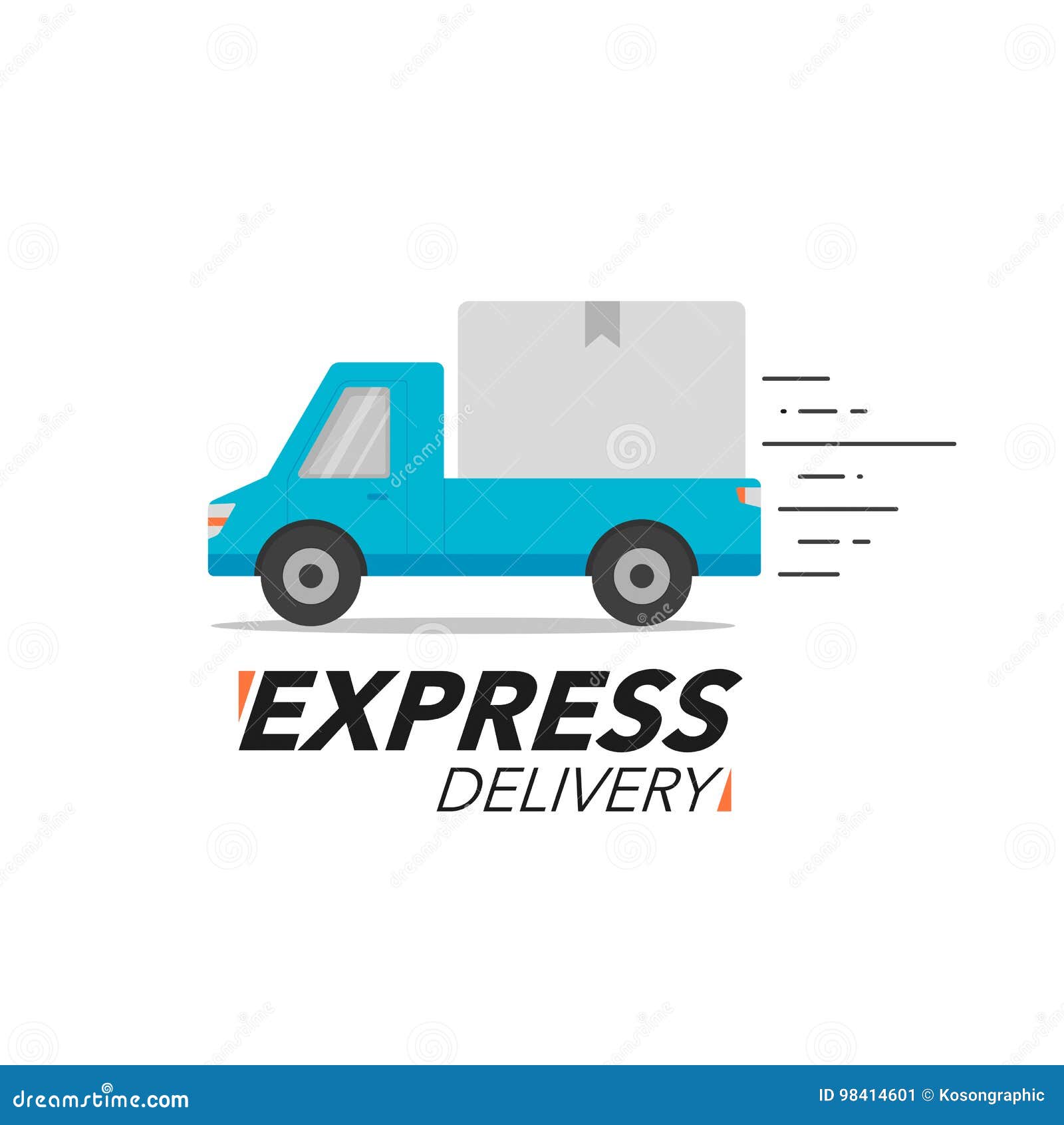 Express Delivery Icon Concept. Pickup Service, Order, Worldwide Stock ...