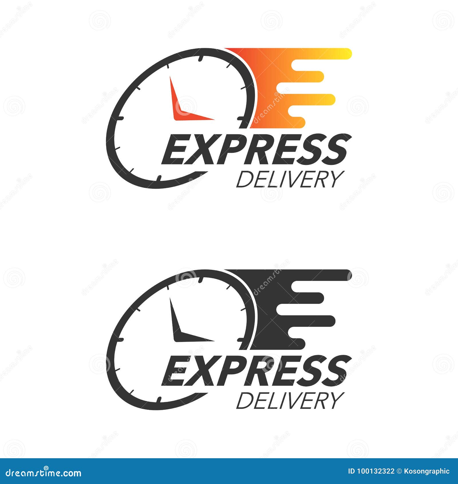 Express Delivery Icon Concept. Watch Icon for Service, Order, Fa Stock  Vector - Illustration of logistic, quick: 100132322