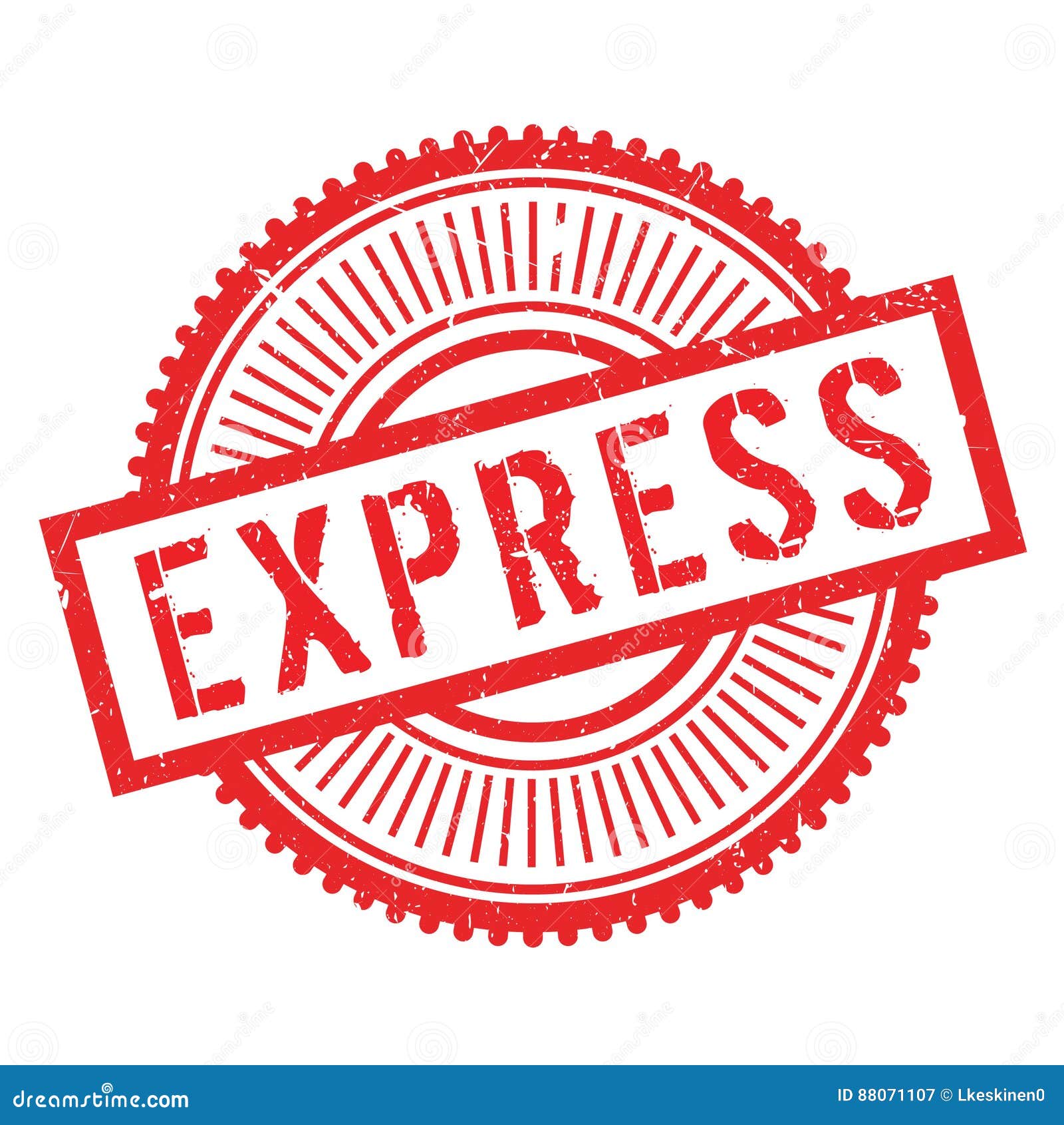 express stamp rubber grunge