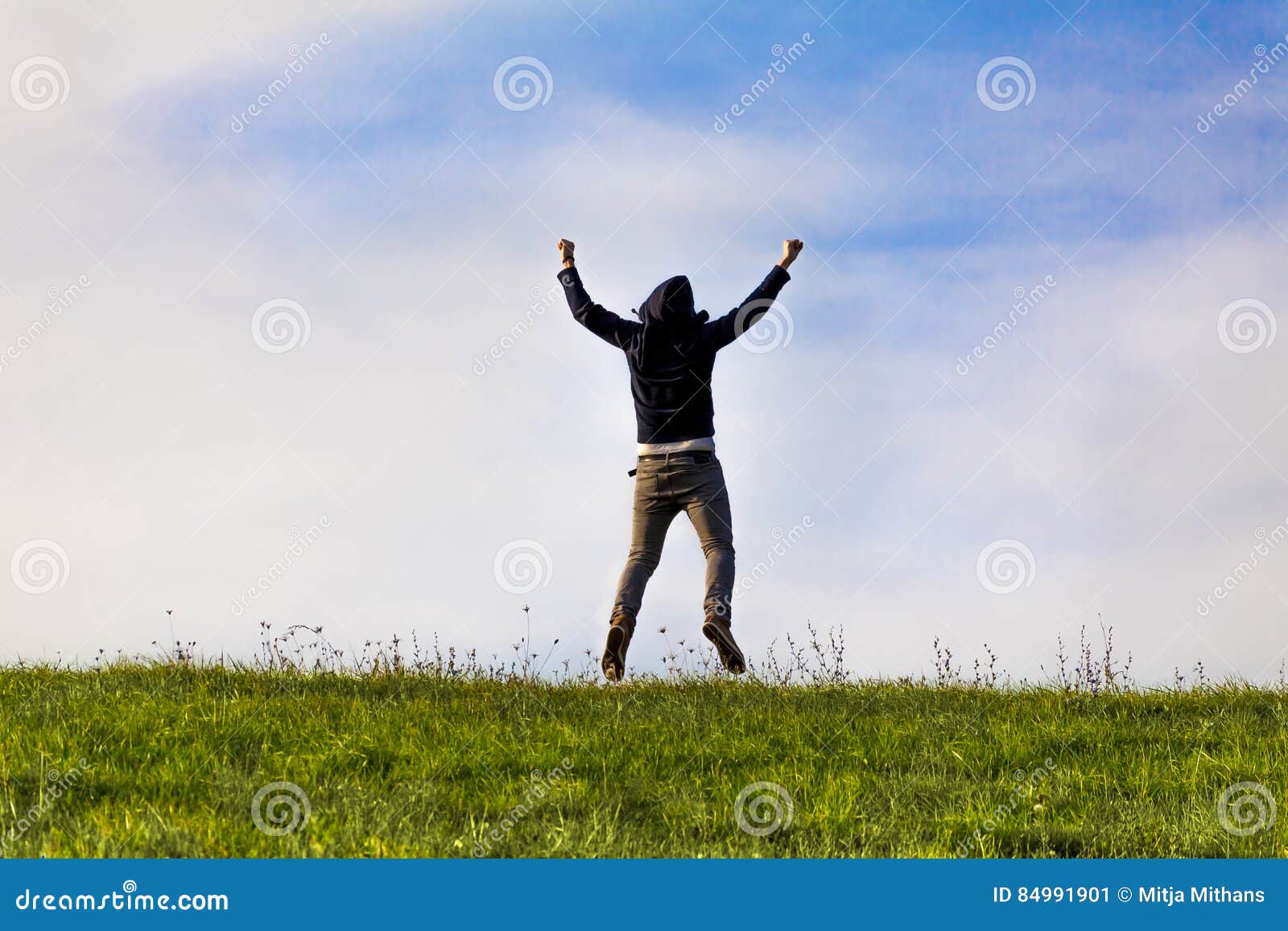 Exprimant La Joie Dehors Image Stock Image Du Reussite