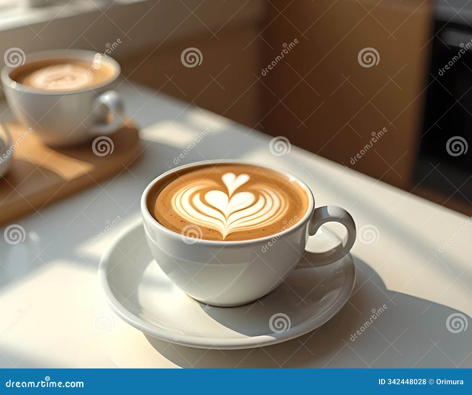 heartfelt latte art: love brewed into every creamy cup