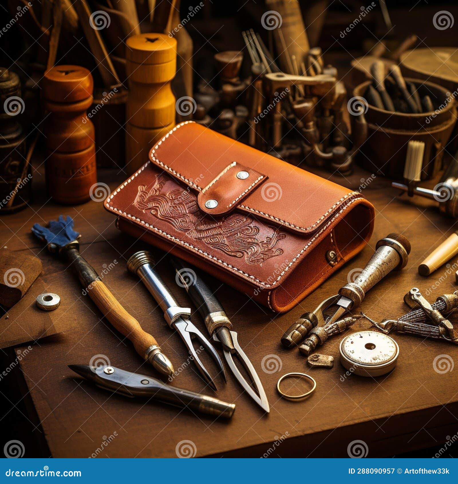 Leather crafting tools Stock Photo by ©haveseen 100551028