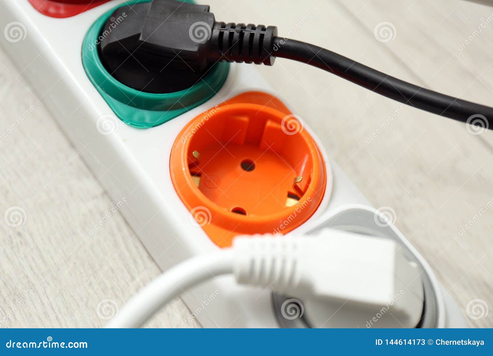 Extension Cord On Floor Closeup Stock Image Image Of Equipment