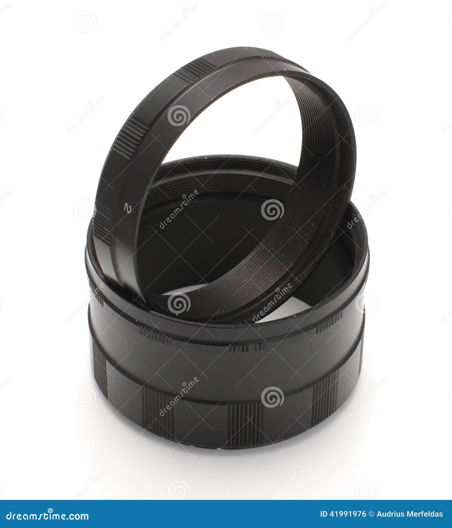 Extension Tube for Macro Photography Isolated Stock Photo Image of