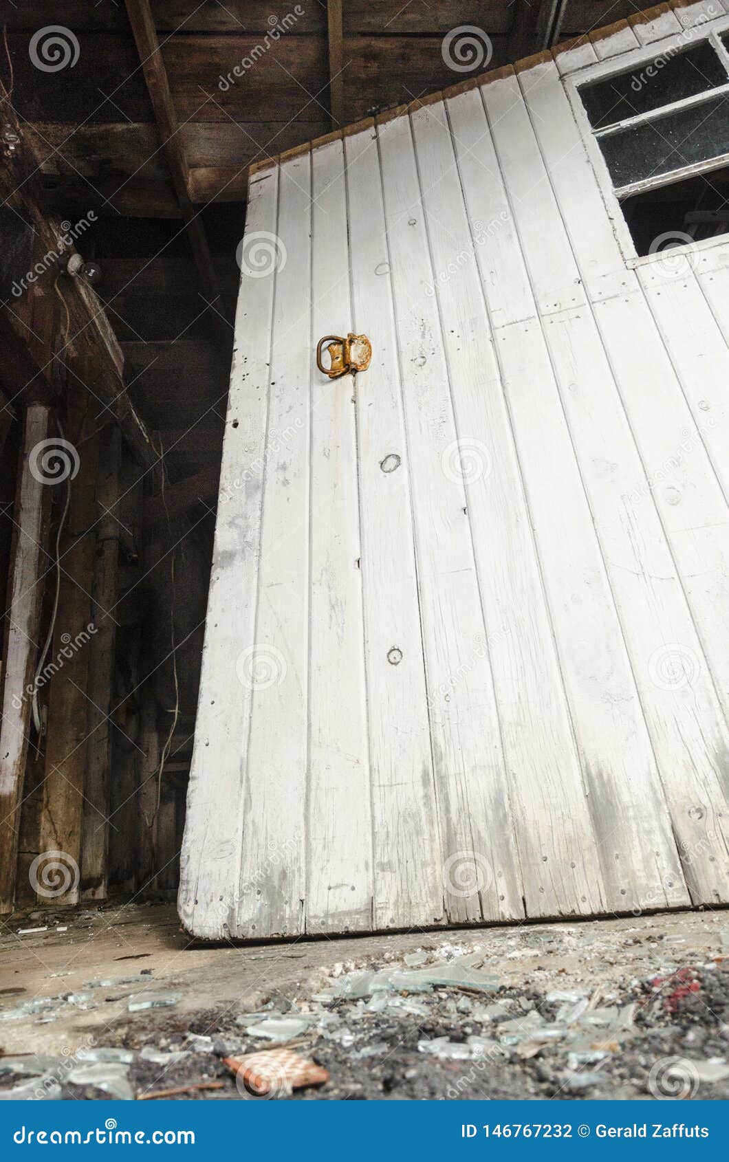 Exterior Barn Door In Disrepair Stock Photo Image Of Exterior