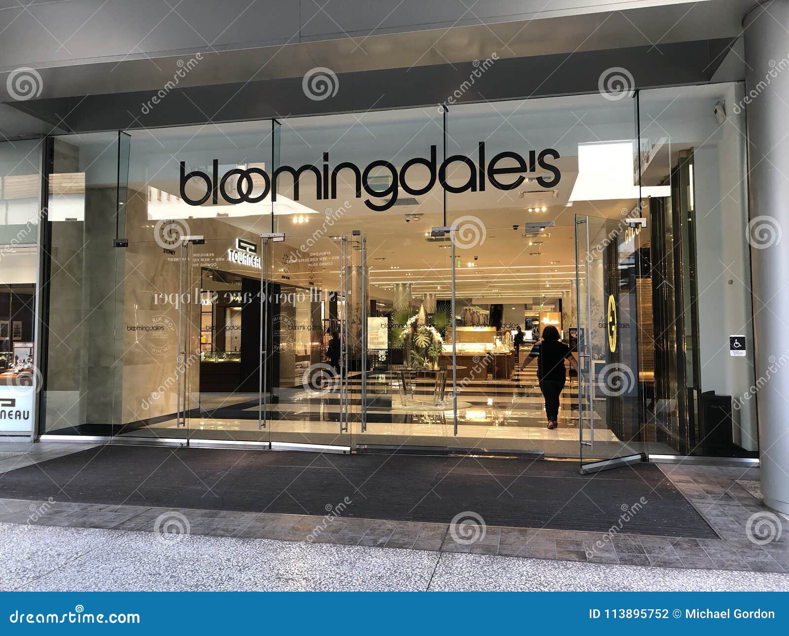 Exterior of a Bloomingdale`s Store Editorial Photography - Image