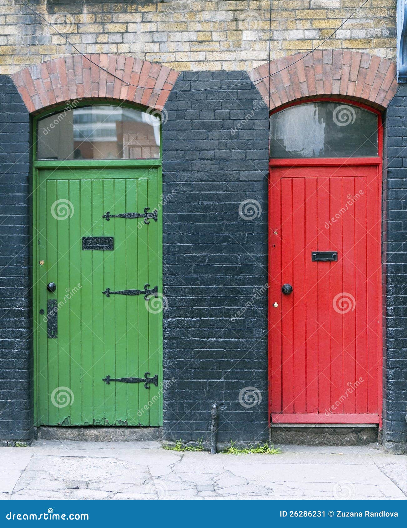 Exterior doors, Ireland stock image. Image of home, front 26286231
