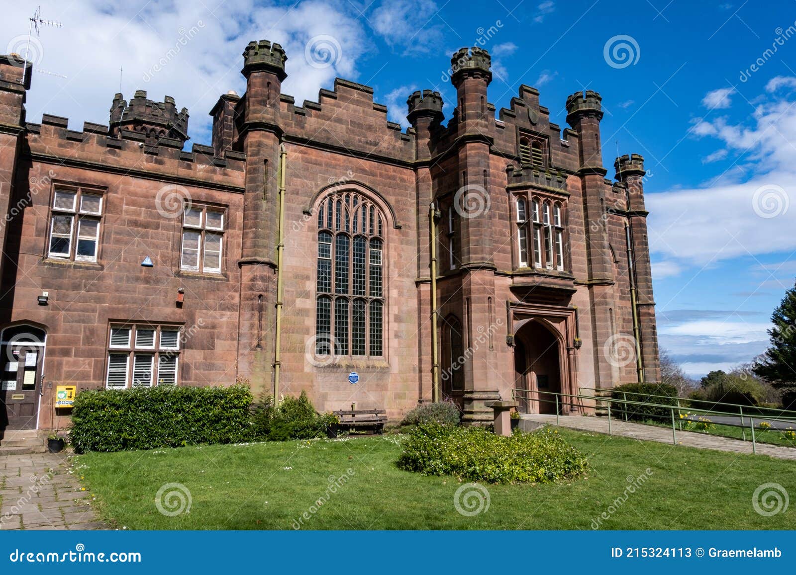 The Exterior of Frankby Hall Wirral March 2021 Stock Image Image of