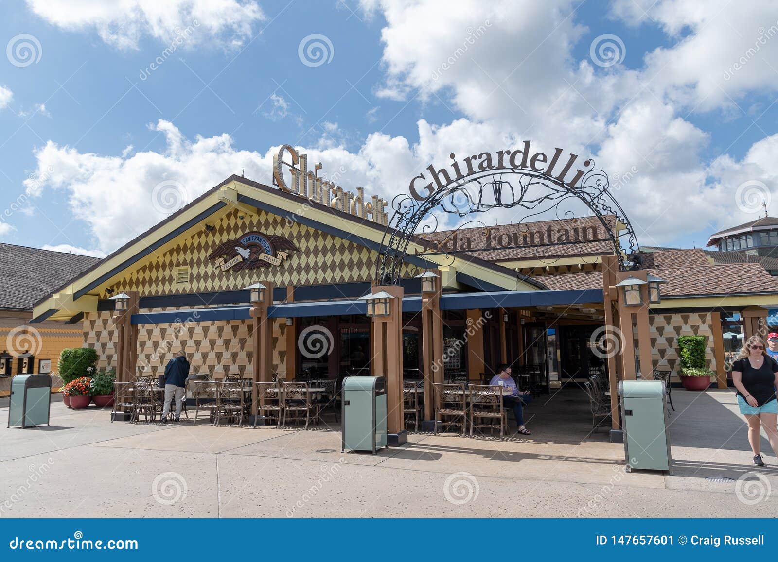 Ghirardelli Soda Fountain And Chocolate Shop Hollywood Blvd,Los Angeles