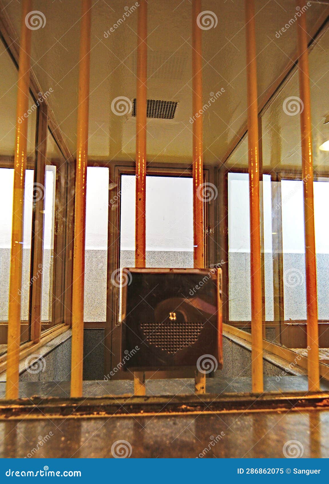 exterior and interior of the old la modelo prison in barcelona