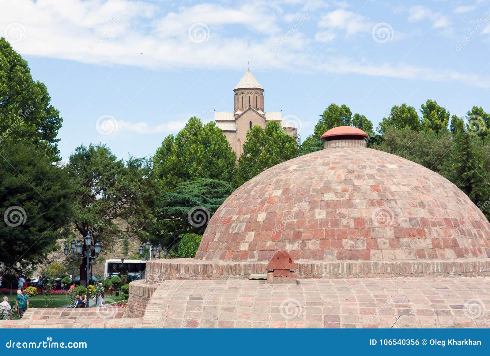 Interesting Architecture of Public Baths in the Centre of Tbilisi