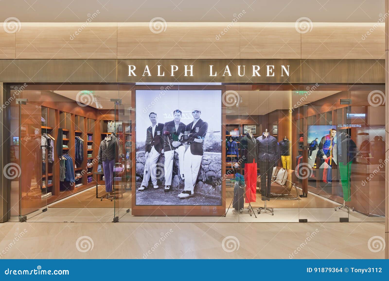 Exterior Ralph Lauren Outlet, Beijing, China Editorial Stock Image