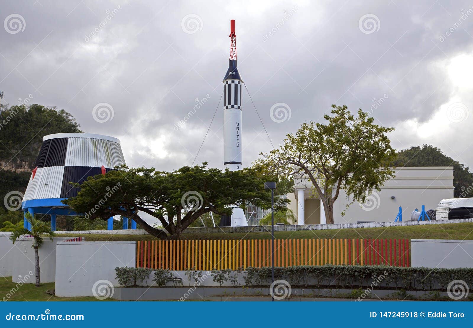 Exterior Rockets At The Park Of Science Bayamon Puerto Rico