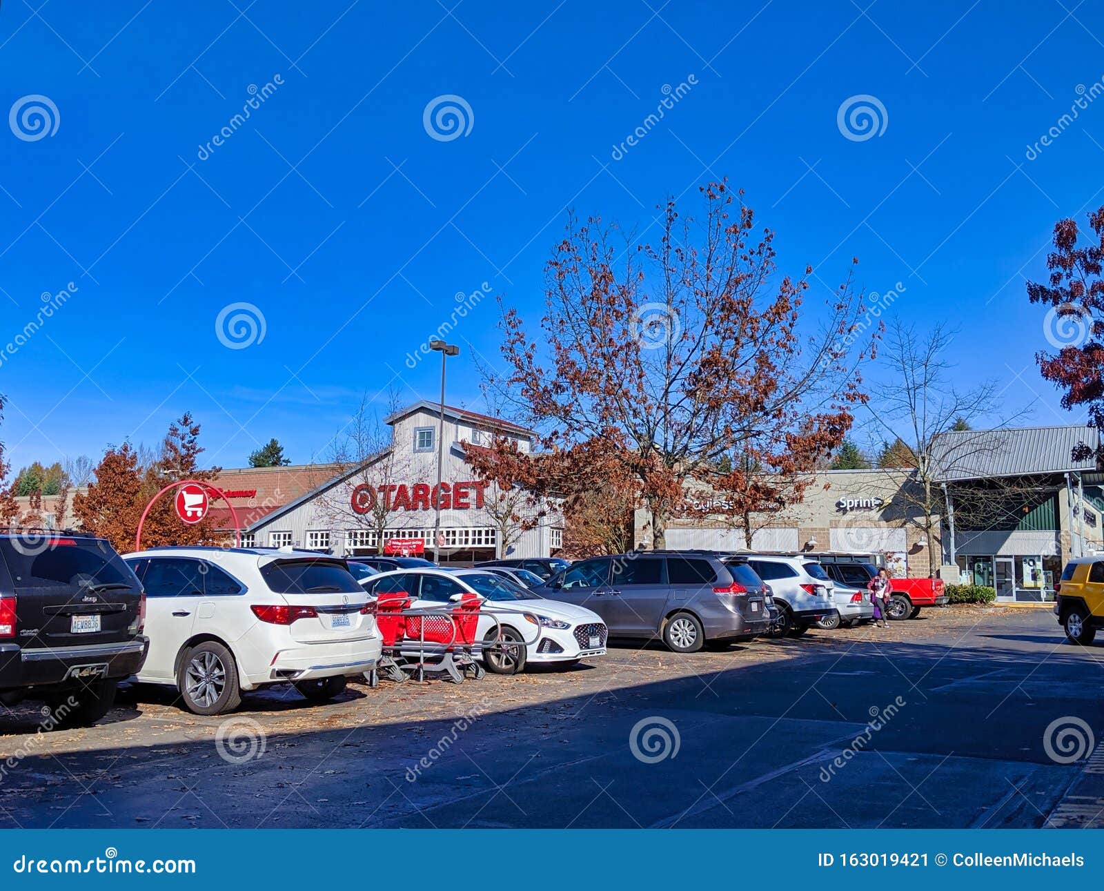 Exterior of Target Grocery and House Goods Store in Woodinville, WA. Editorial Photo - Image of