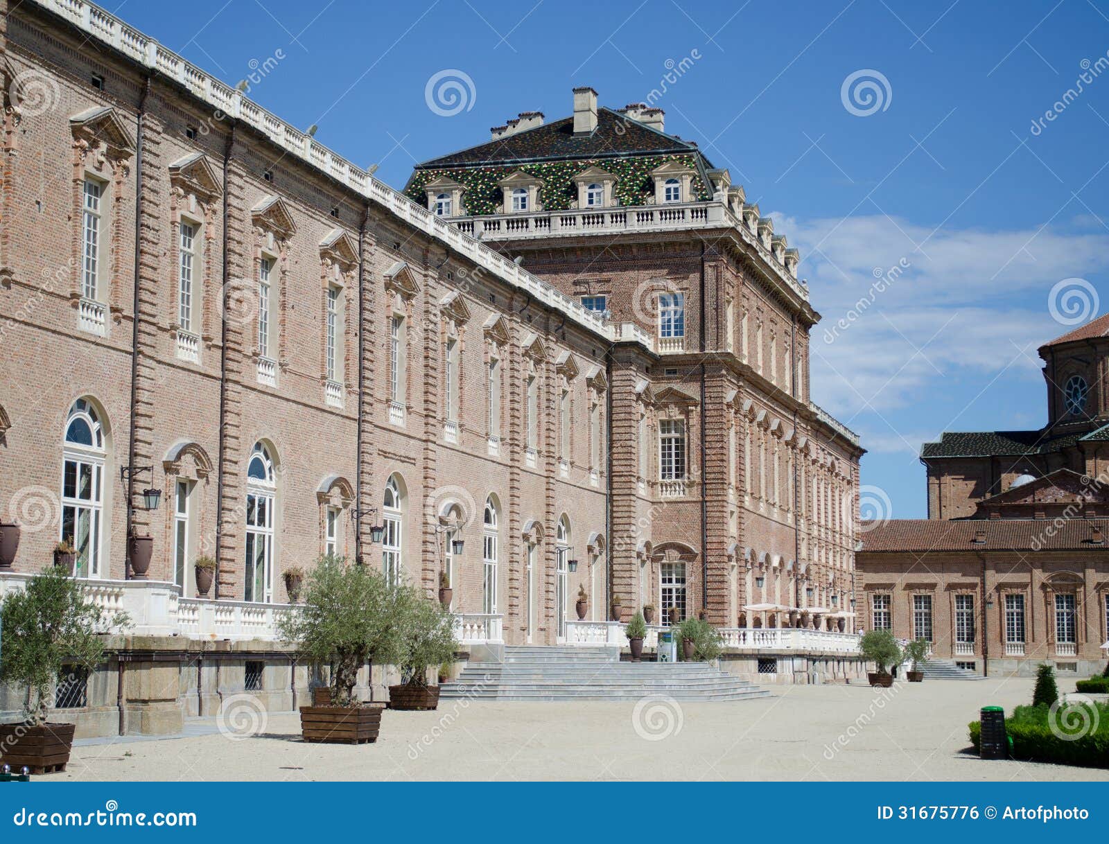 Reggia di Venaria Reale (Royal Palace) near Turin, Italy Stock