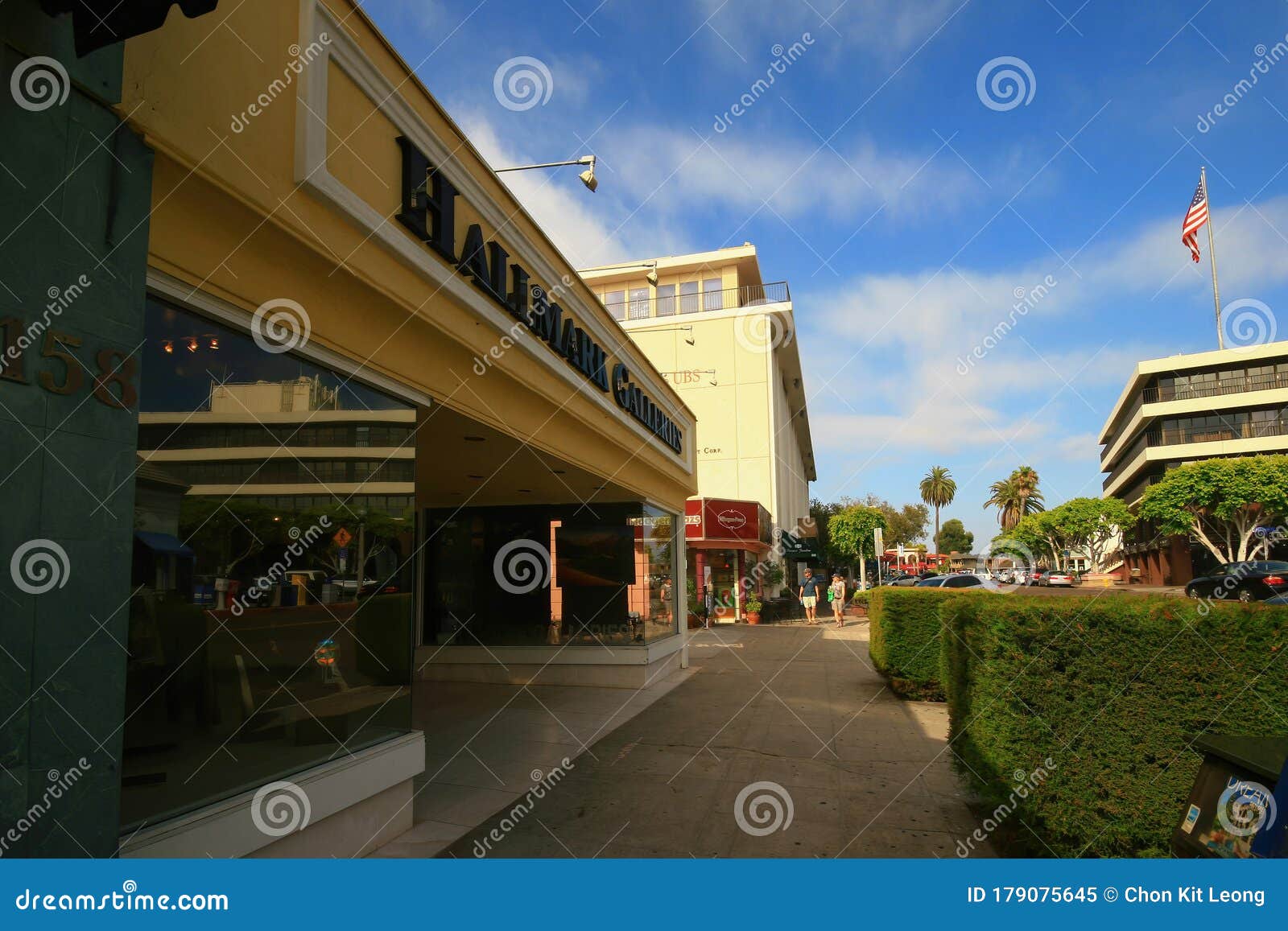 Exterior View of the Hallmark Galleries Editorial Image Image of