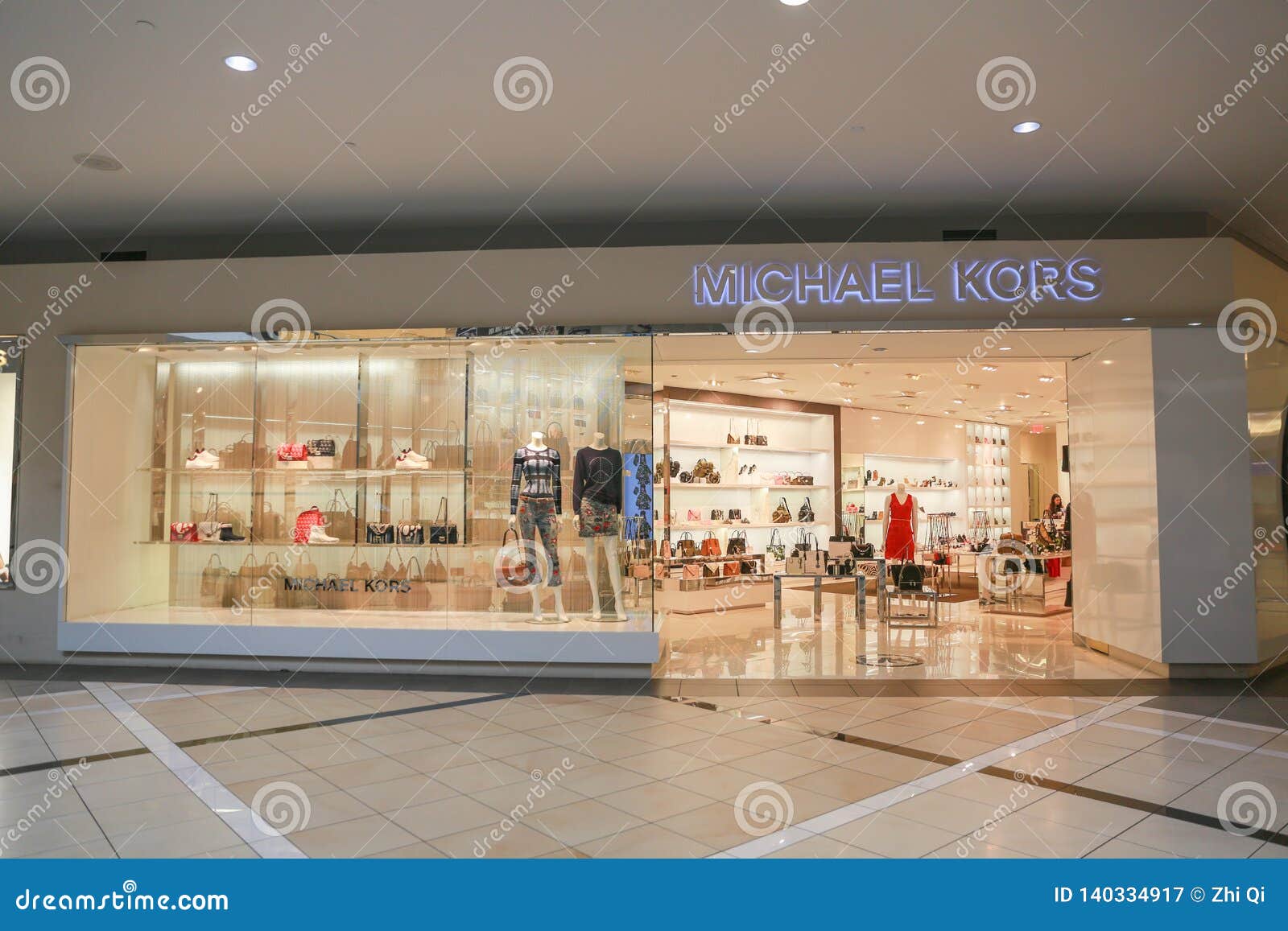 An Exterior View of the Michael Kors Store in Shopping Mall. Editorial  Photography - Image of gallery, business: 140334917