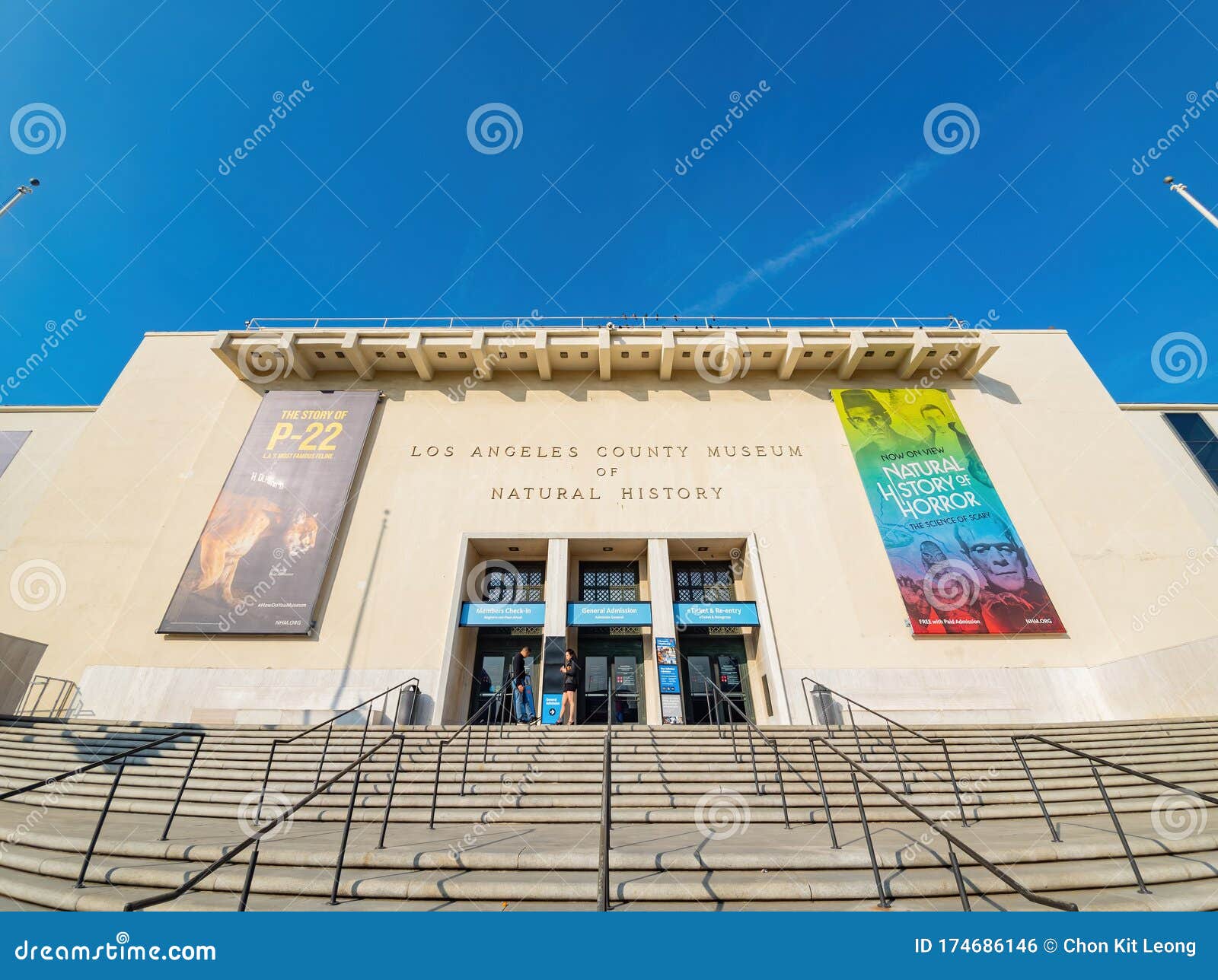 Exterior View Of The Natural History Museum Of Los Angeles County NHM exterior-view-of-the-natural-history-museum-of-los-angeles-county-nhm