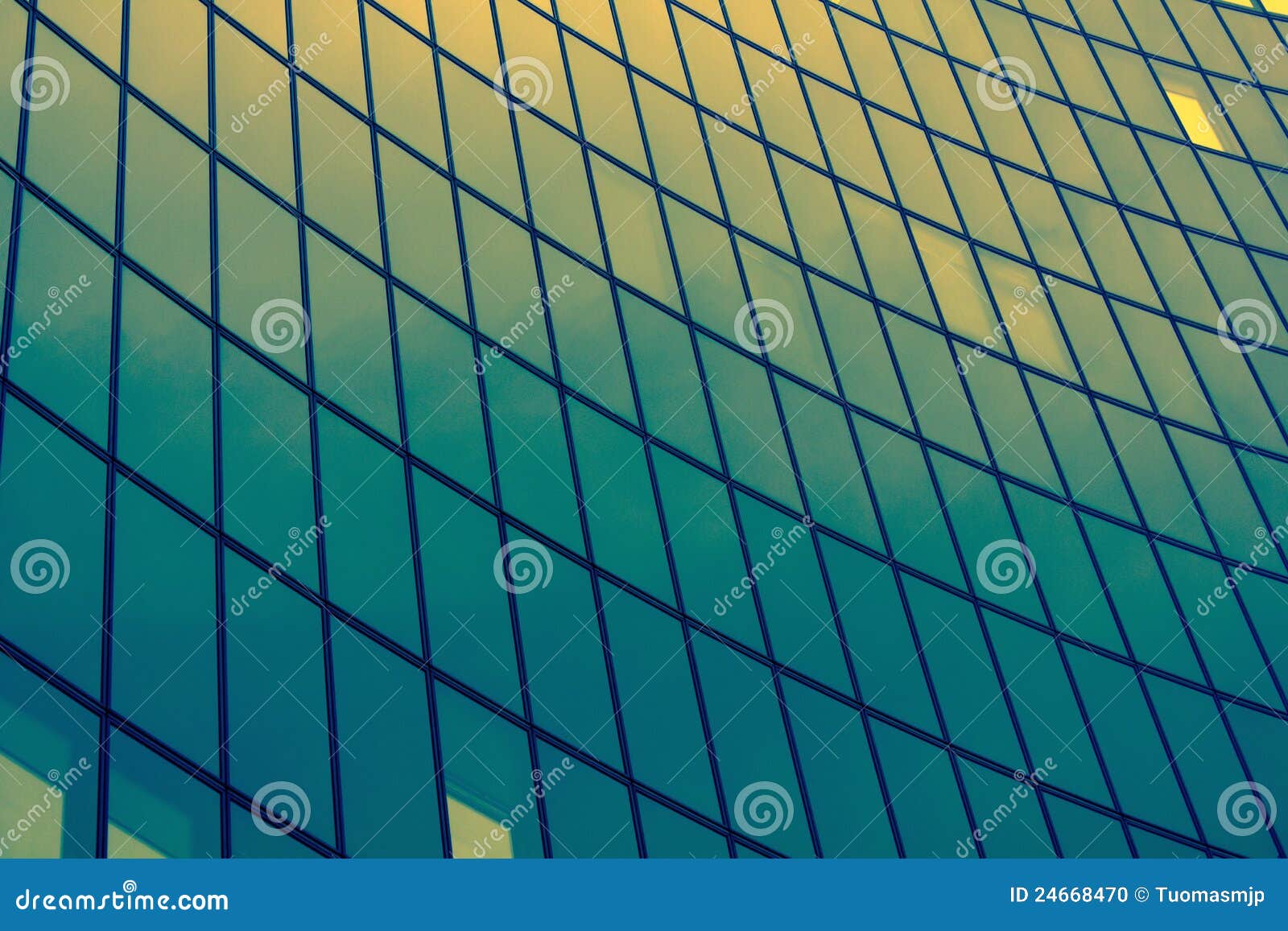 Exterior Wall of an Office Building. Stock Photo - Image of high