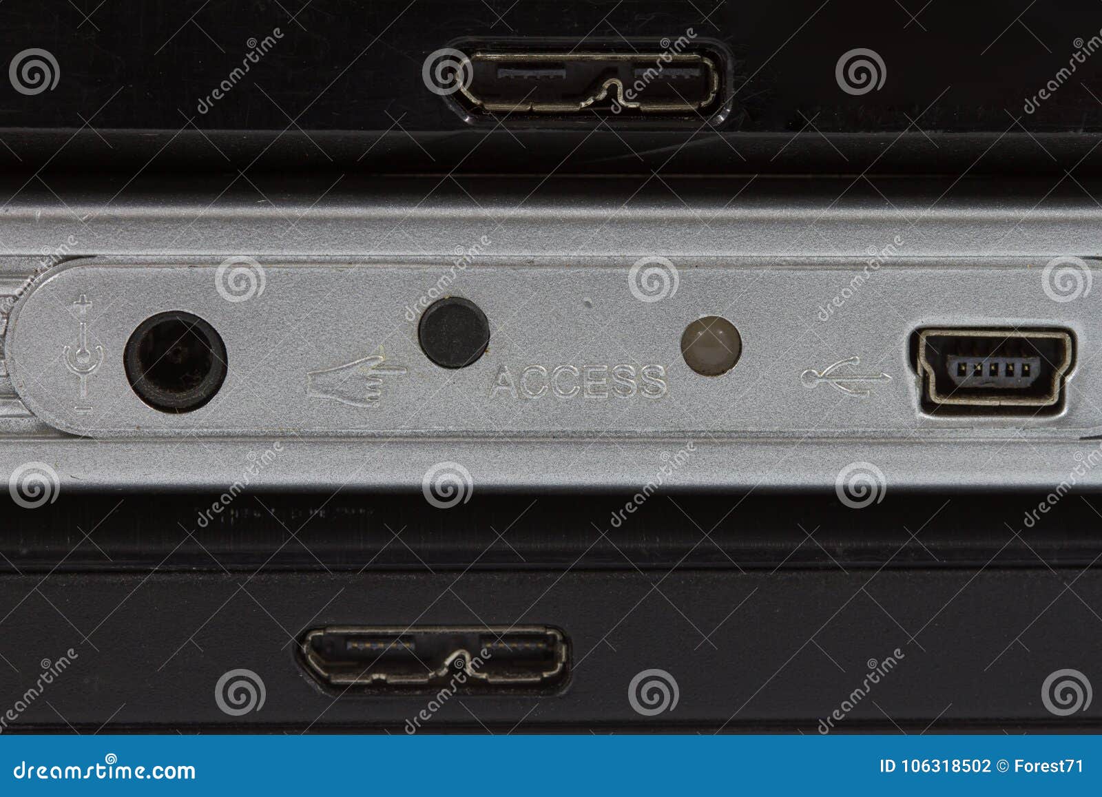 External Hard Drive with Usb Cable Stock Photo Image of information, digital 106318502
