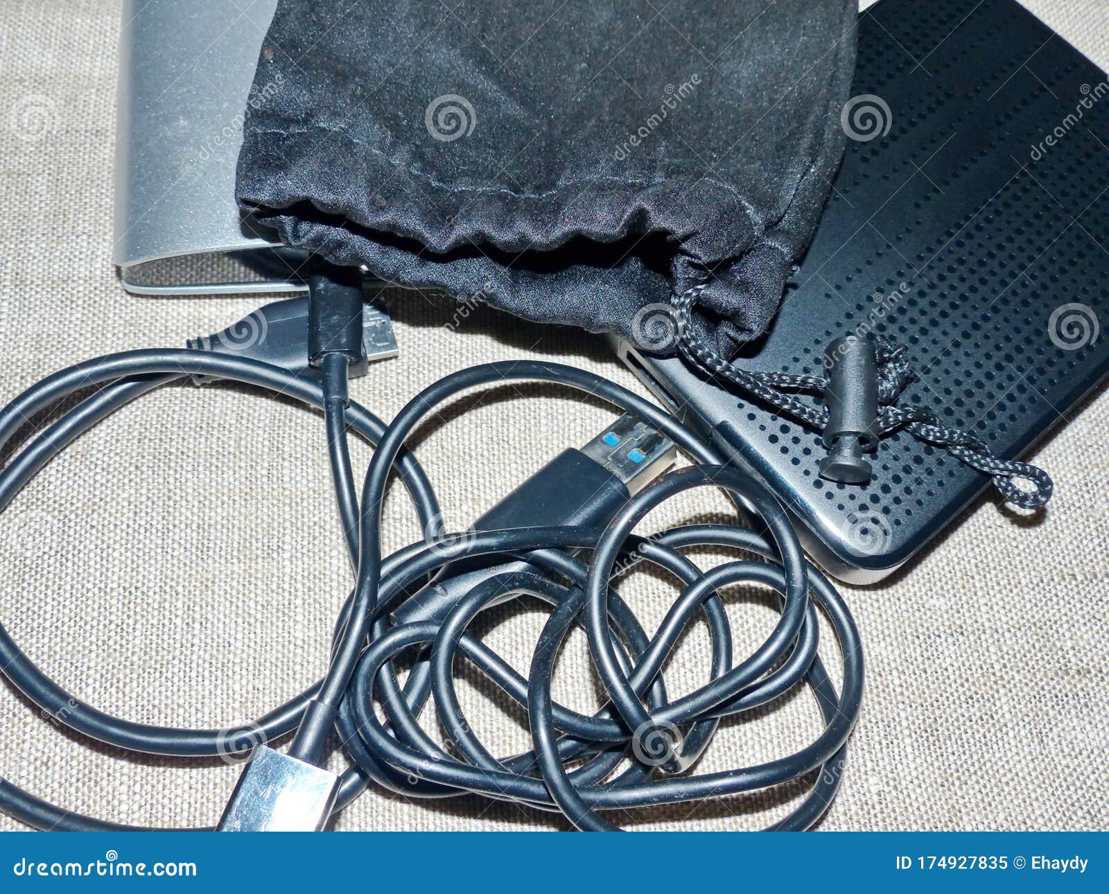 External Hard Drives for Storing Information Stock Image Image of