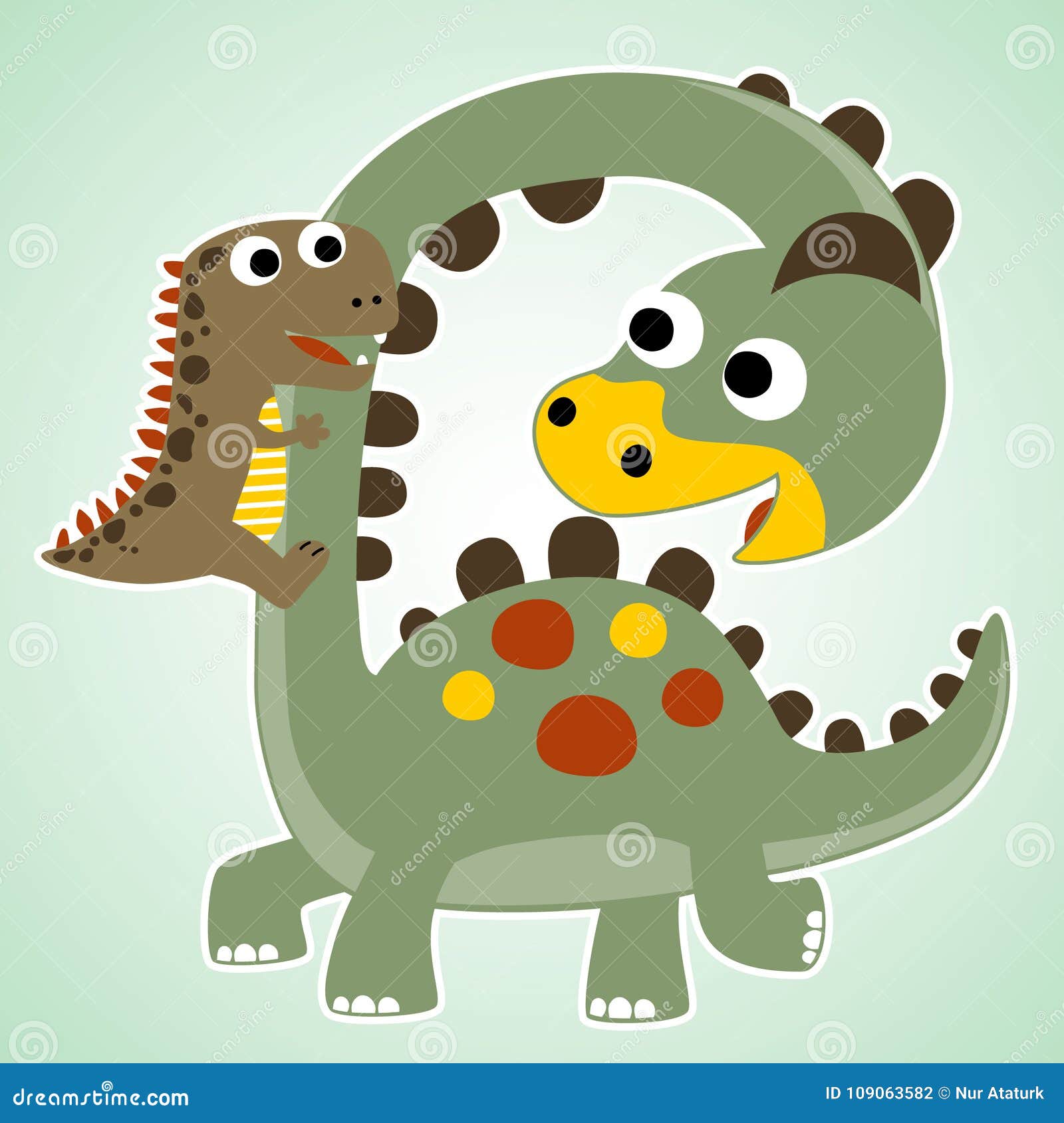 Extinct animals cartoon stock vector. Illustration of cheerful - 109063582 Extinct animals cartoon stock vector. Illustration of cheerful - 109063582
