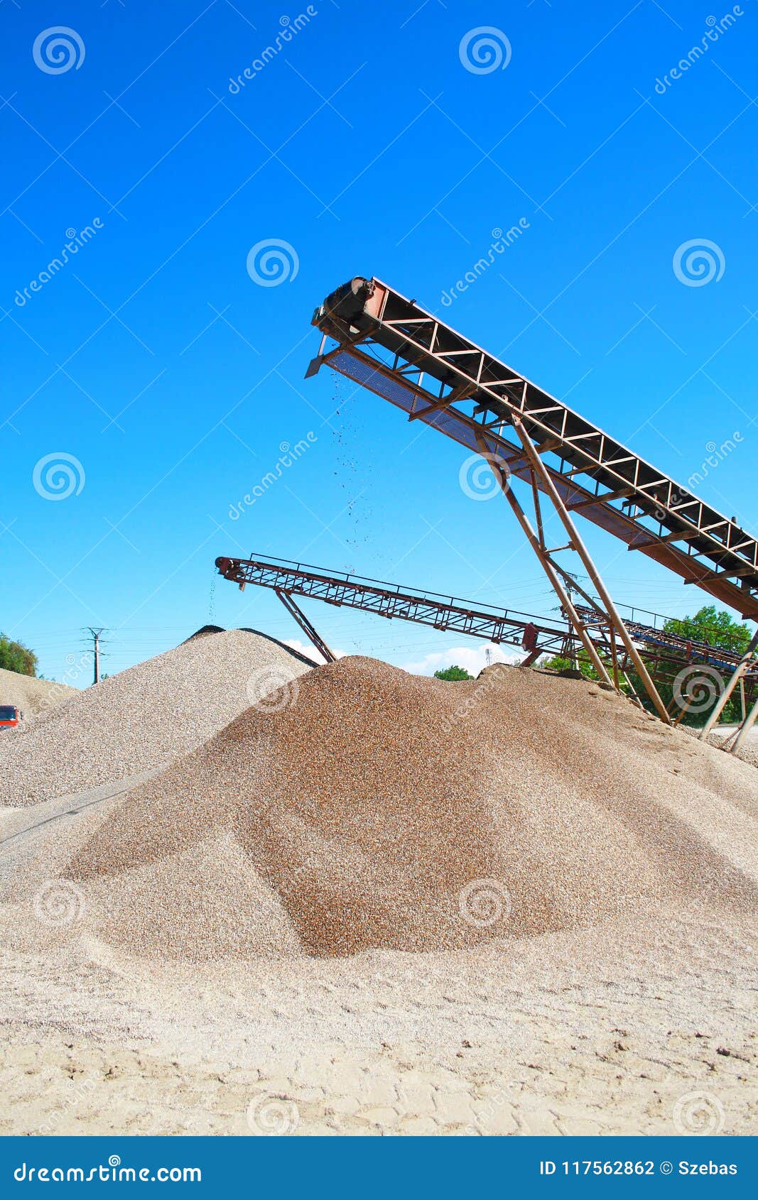 Ballast Sorting Plant stock photo. Image of heavy, elements 117562862