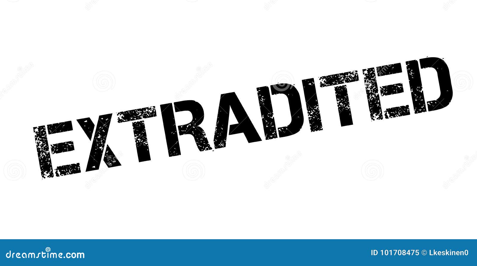 Extradited rubber stamp stock vector. Illustration of ...