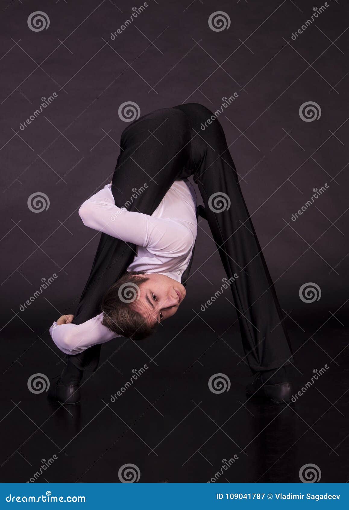 Extraordinary Boy Gymnast - Yoga Stock Image - Image of circus ...