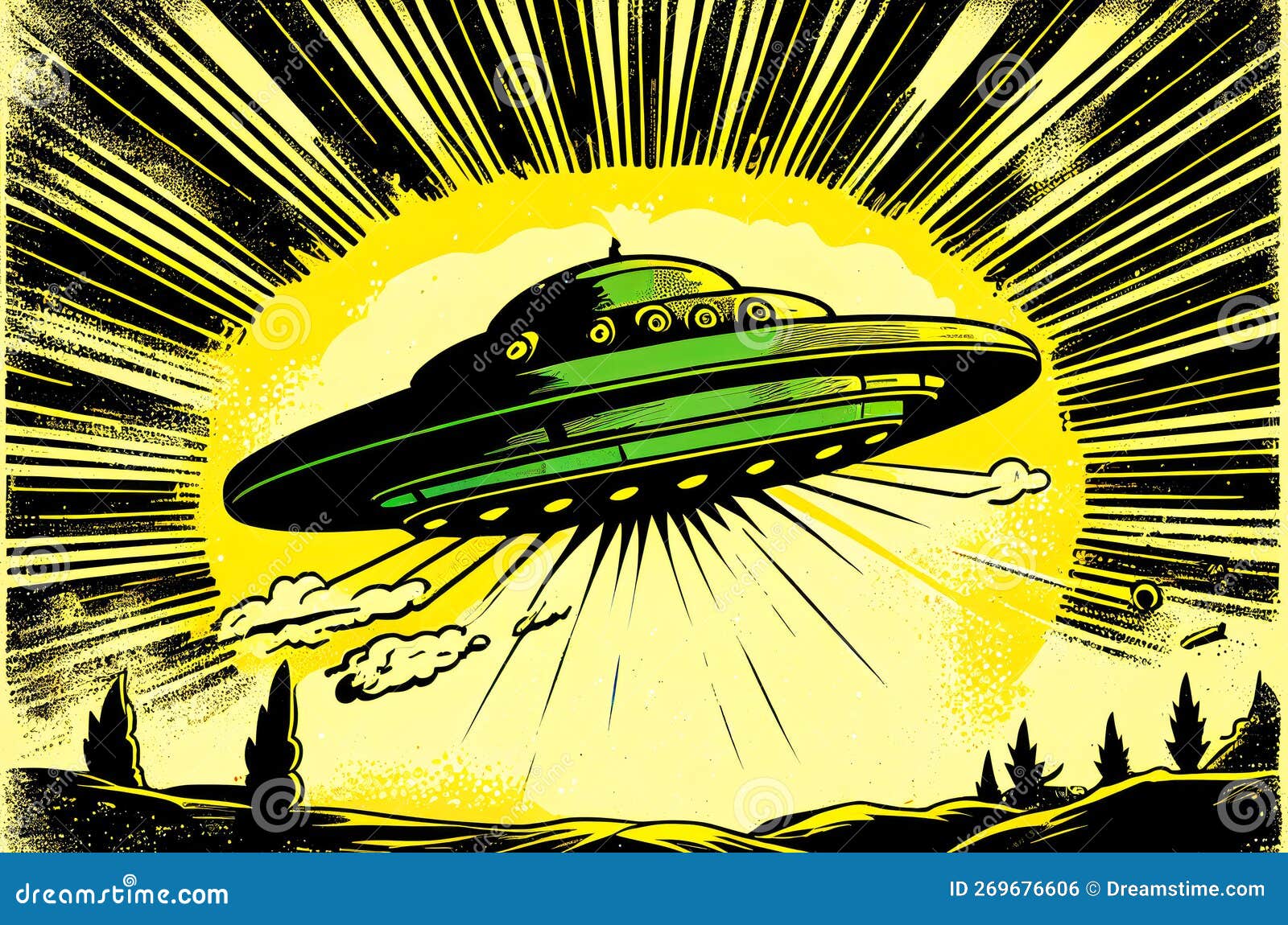 Coleção De Alienígenas UFO, Diferentes Extraterrestres Coloridos