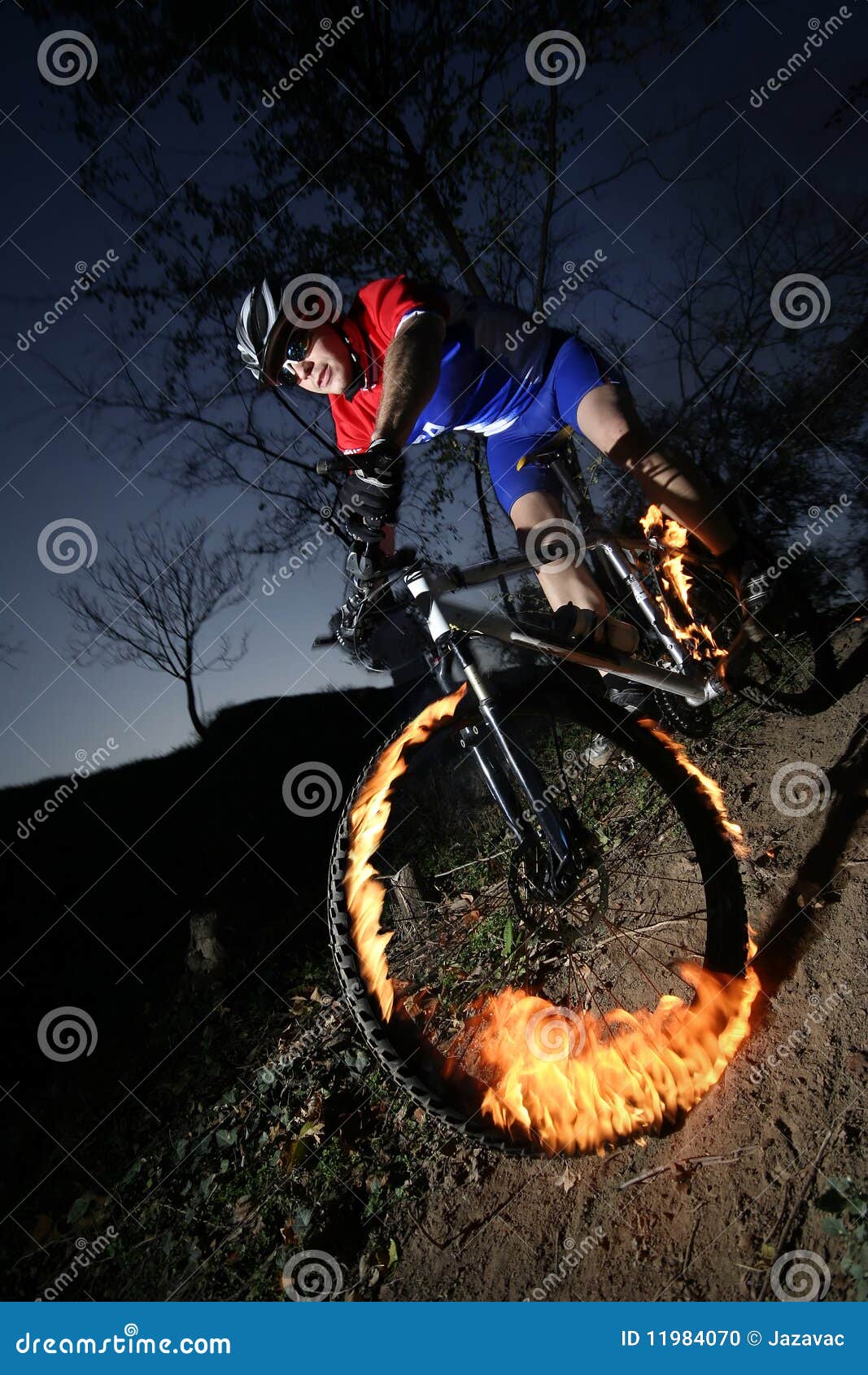 Extreme bikers stock photo. Image of descend, blur, bike - 11984070