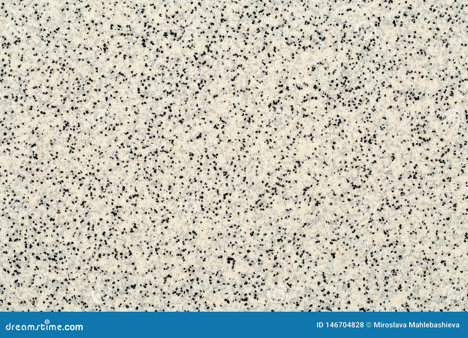 Extreme Close Up Of Decorative Quartz Sand Epoxy Floor Or Wall