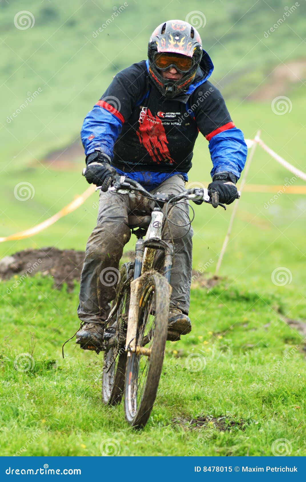 Extreme Mountain Bike Downhill Contest Editorial Image Image of mountain, downhill 8478015