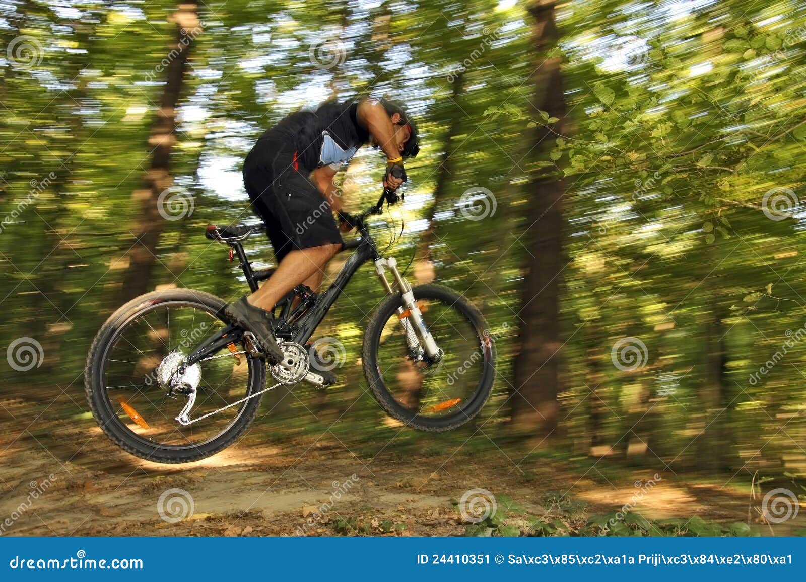 Extreme MTB cyclist stock image. Image of hobby, bicycle - 24410351
