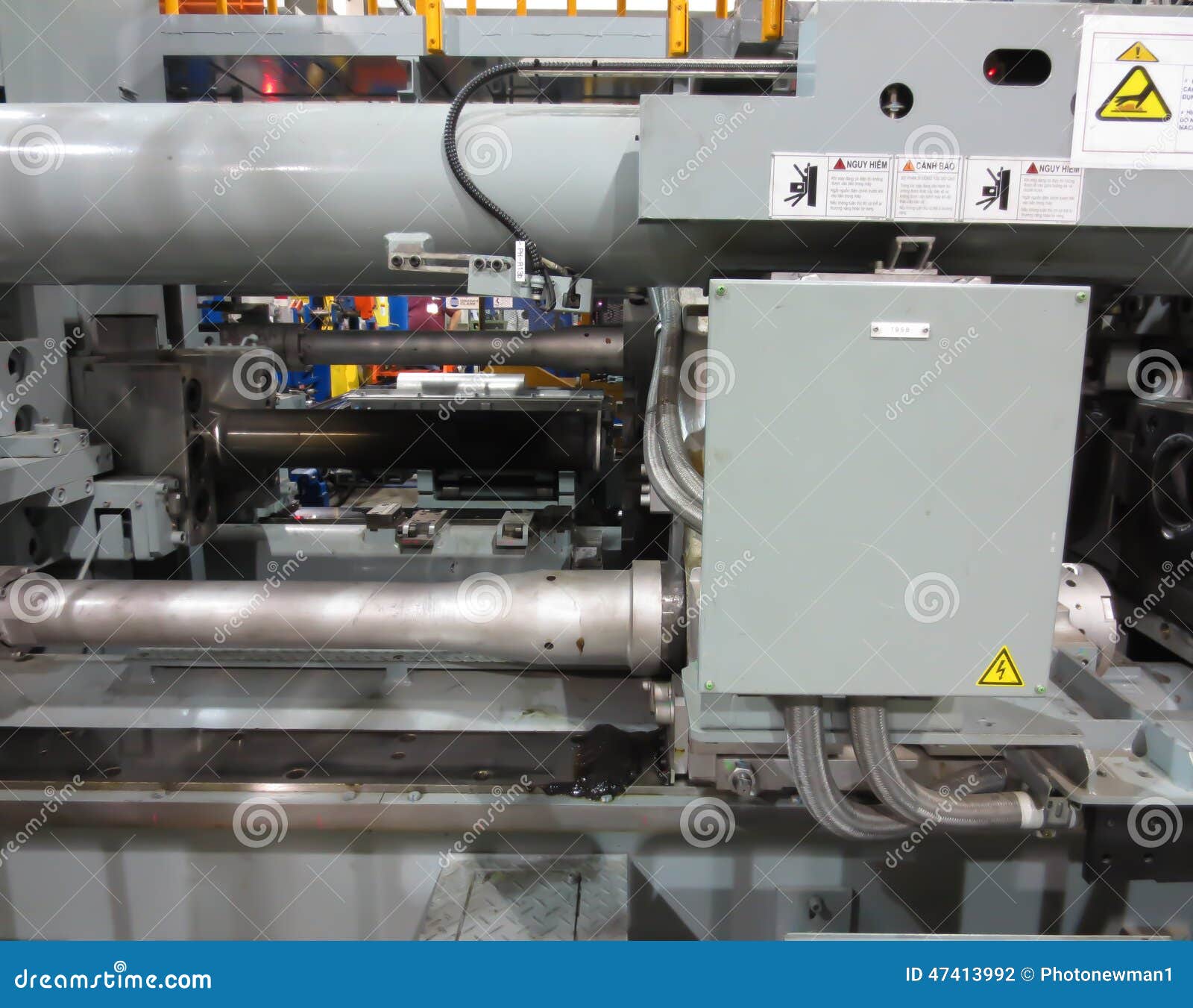 Extrusion Aluminium Machine Stock Photo Image of extrusion, industry