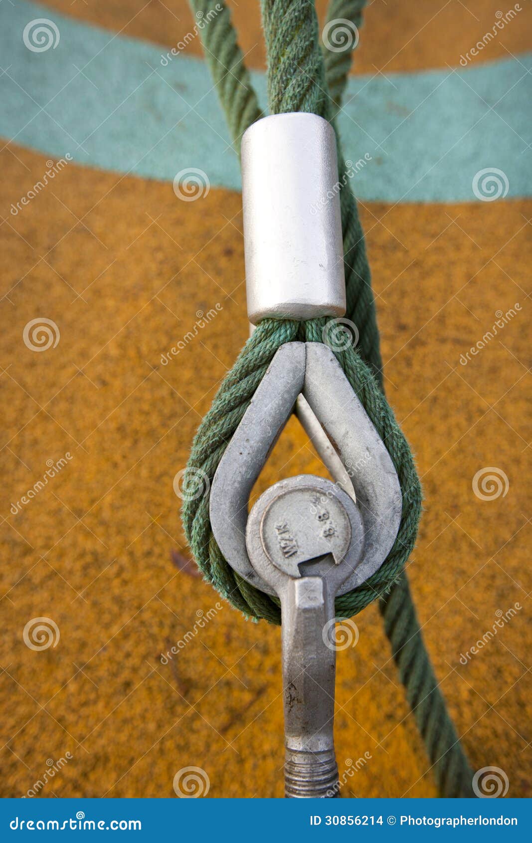 Secures For Climbing. Safety Device RoyaltyFree Stock Image