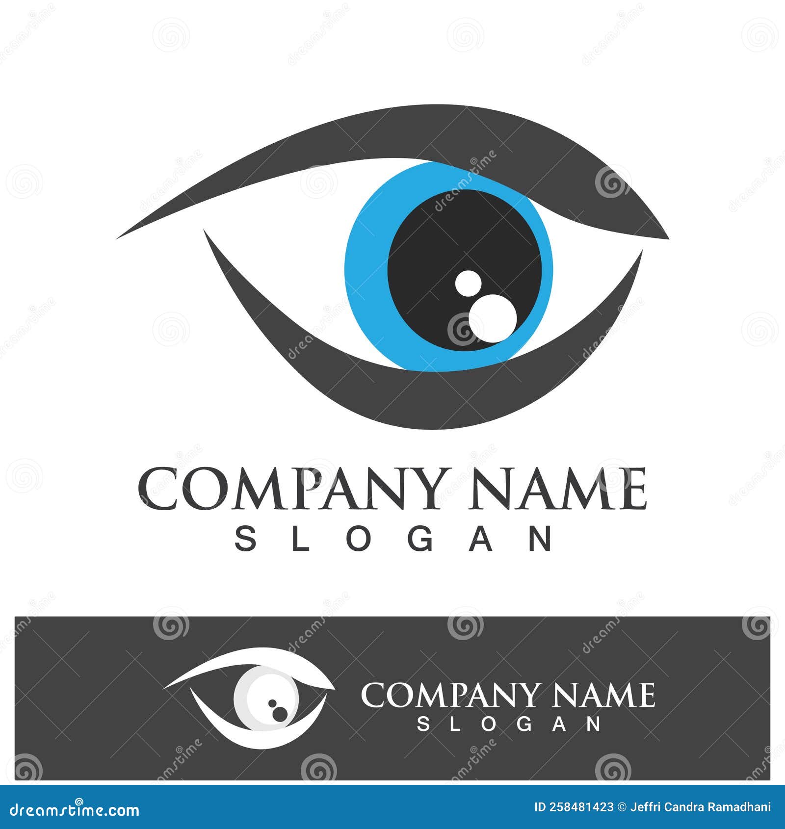 Eye Care Vector Logo Design Stock Vector Illustration of shape