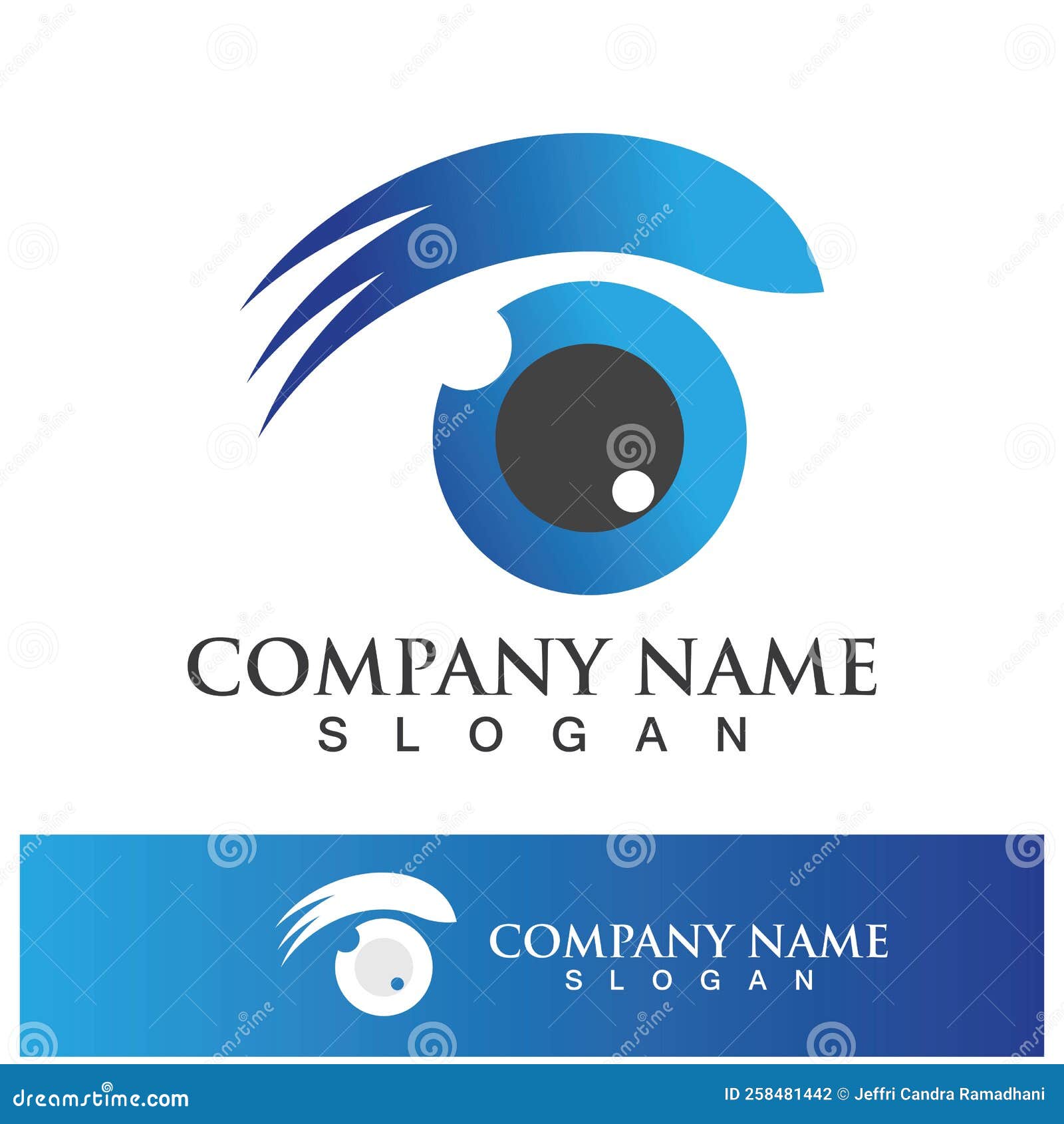 Eye Care Vector Logo Design Stock Vector Illustration of isolated