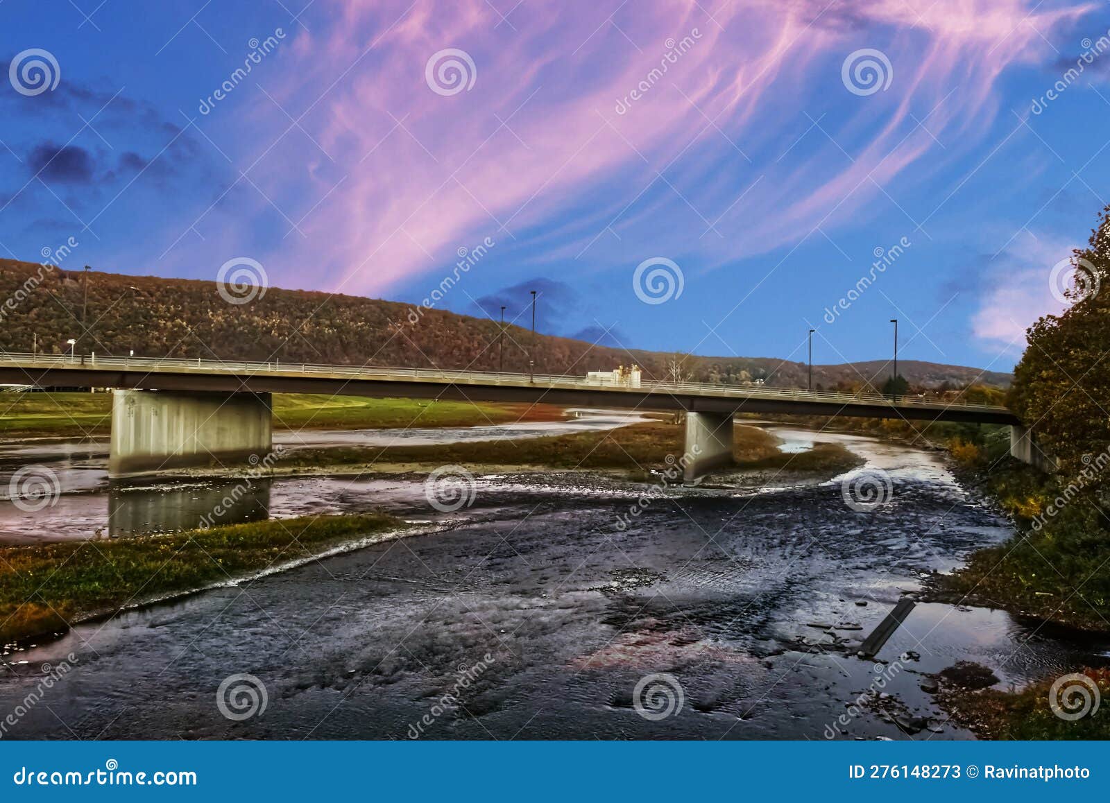The Eye Catching Colors of Fall with the River Adding To the Scenery