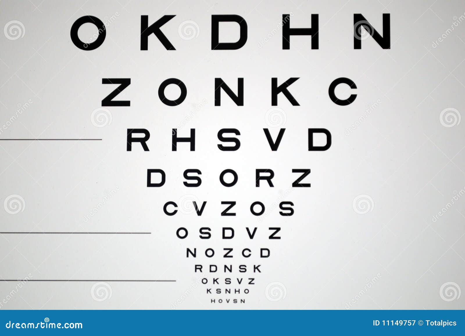 Eye Charts For Eye Exams