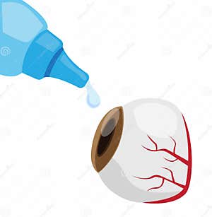 Eye Redness Icon Inflammatory Disease Of Eyes Vector Illustration 