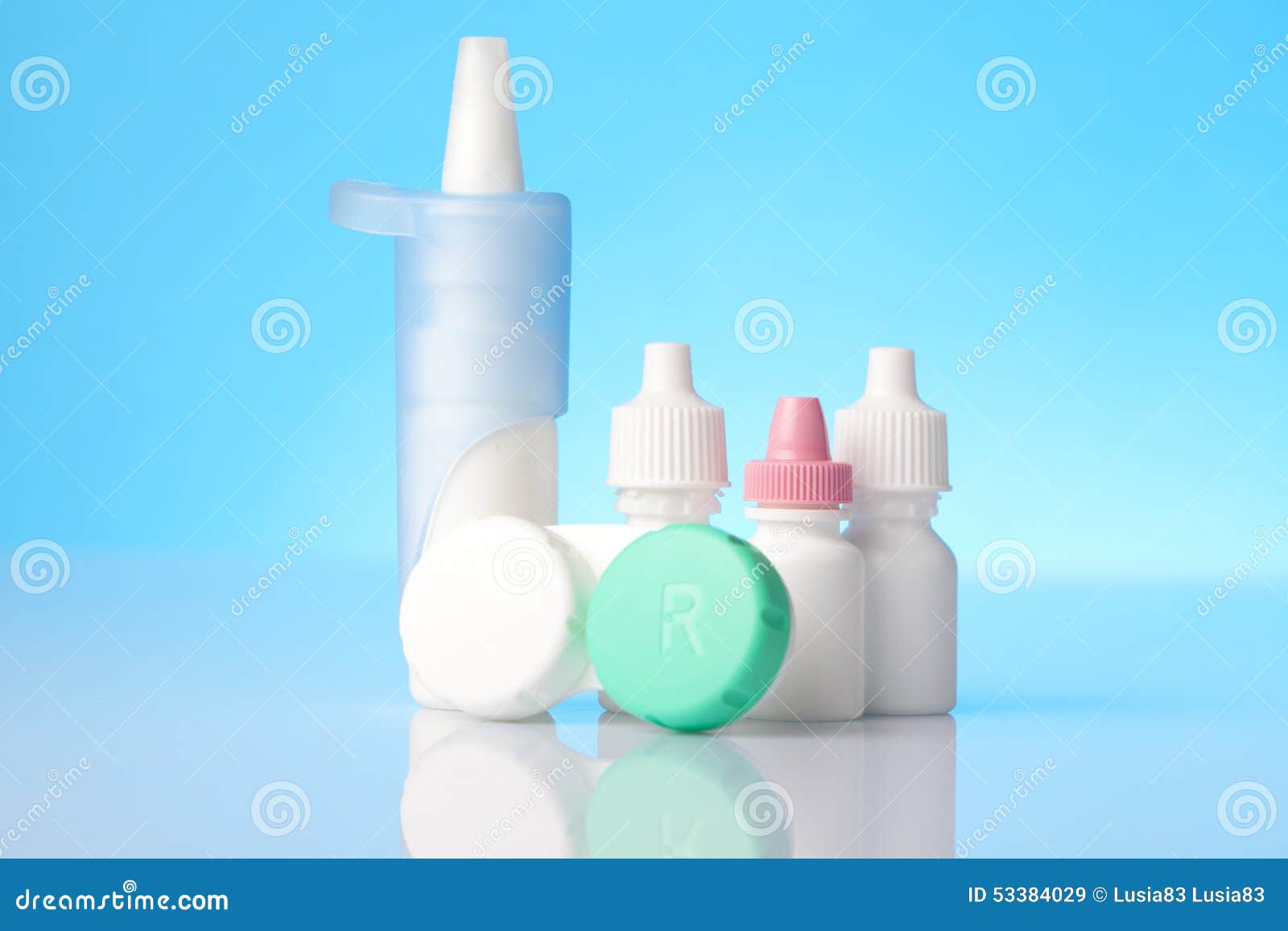 Eye Drops on Blue Background Stock Image - Image of looking, case: 53384029