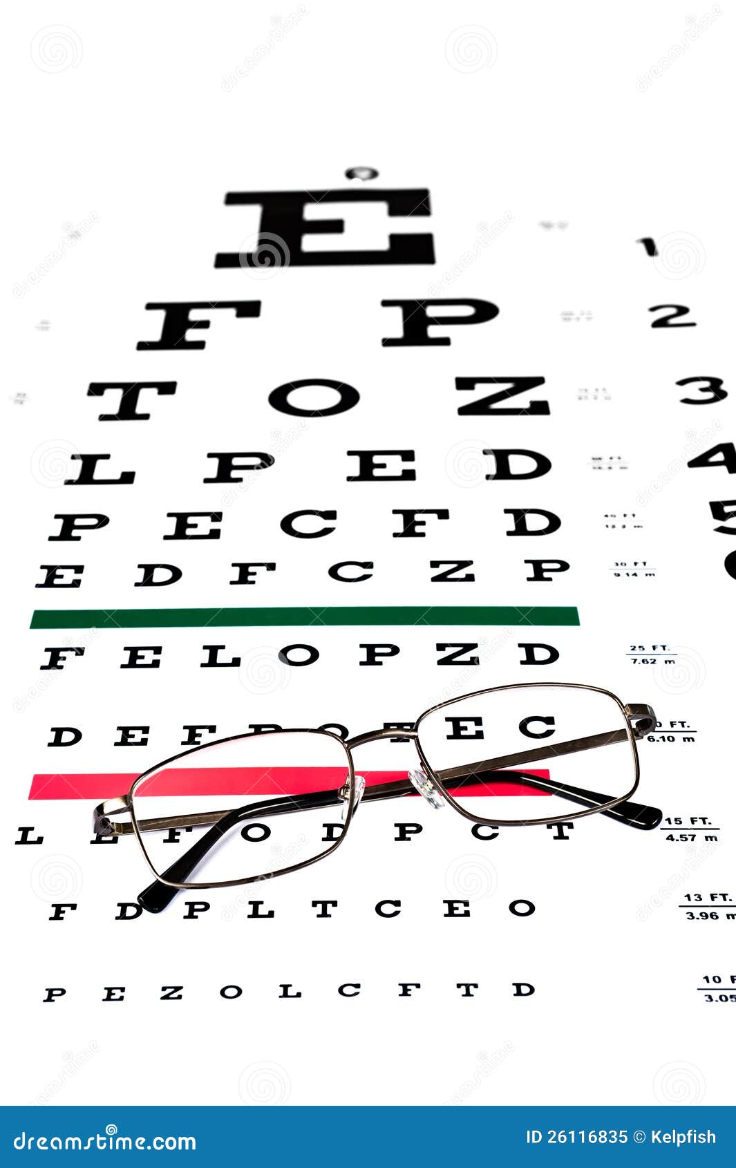 Eye Exam Reading Chart