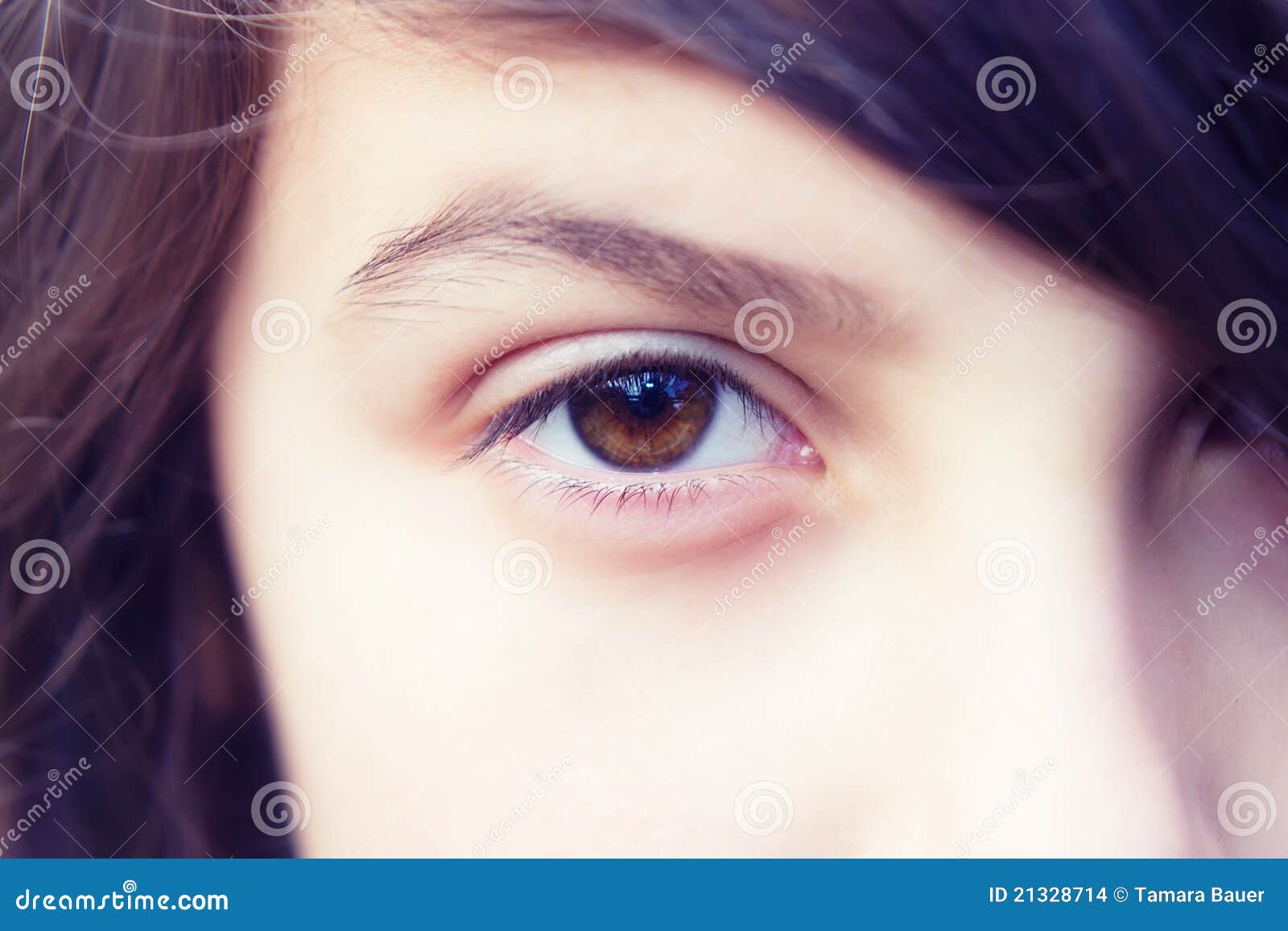 eye of a girl