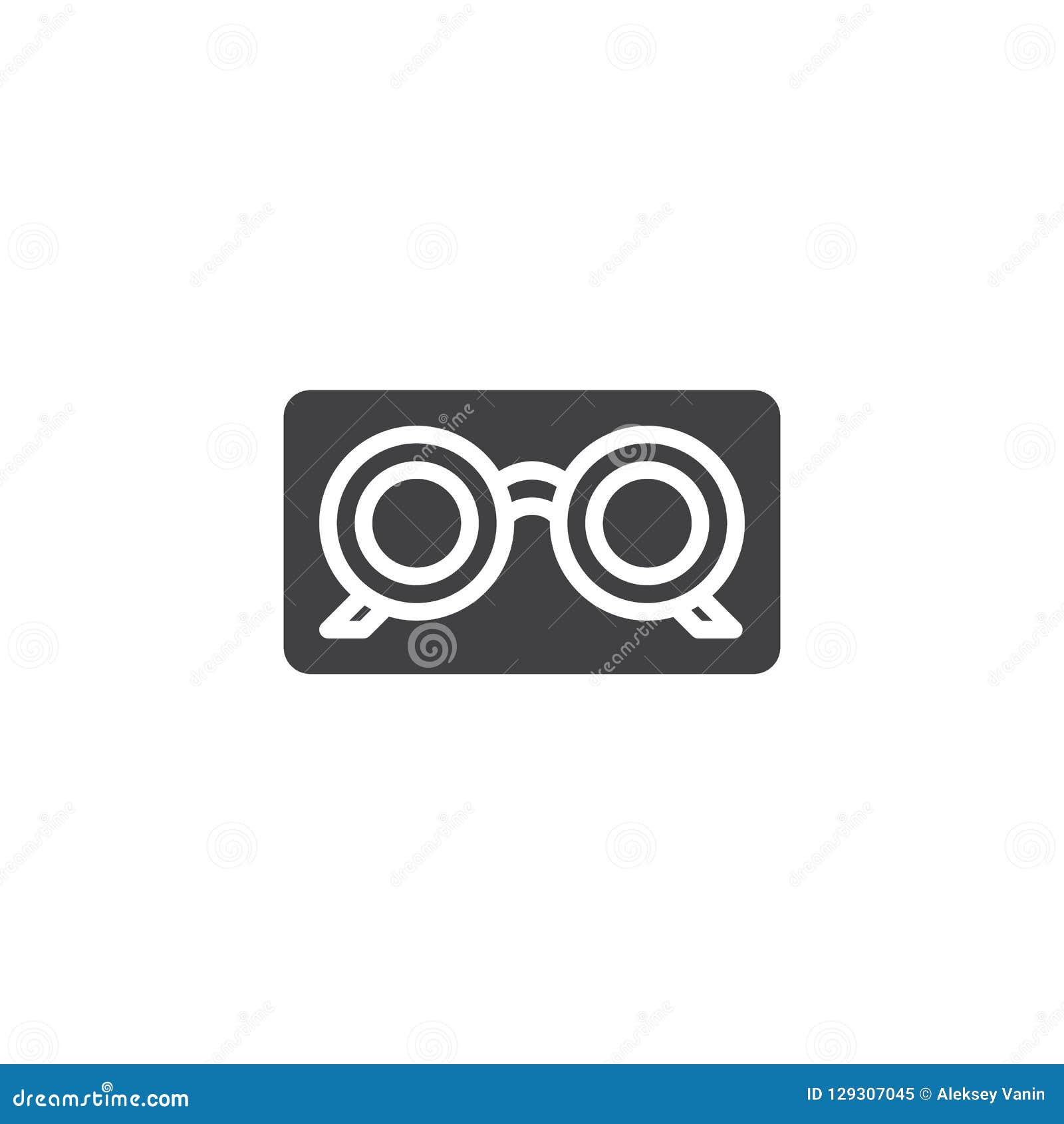 Eye Glasses Box Vector Icon Stock Vector Illustration of sight